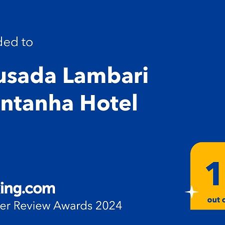 Pousada Lambari Montanha Hotel Exteriör bild